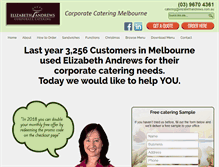 Tablet Screenshot of elizabethandrews.com.au